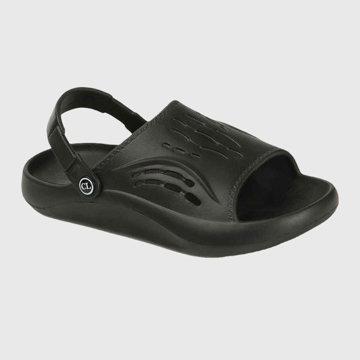 Carlton London Black Comfortable Men Flip Flops | UK 7