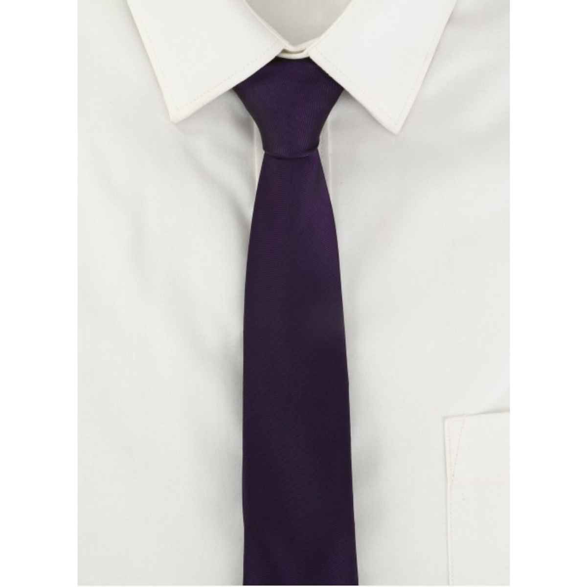 Calvadoss Men's Solid Tie | CALT2144 | Purple