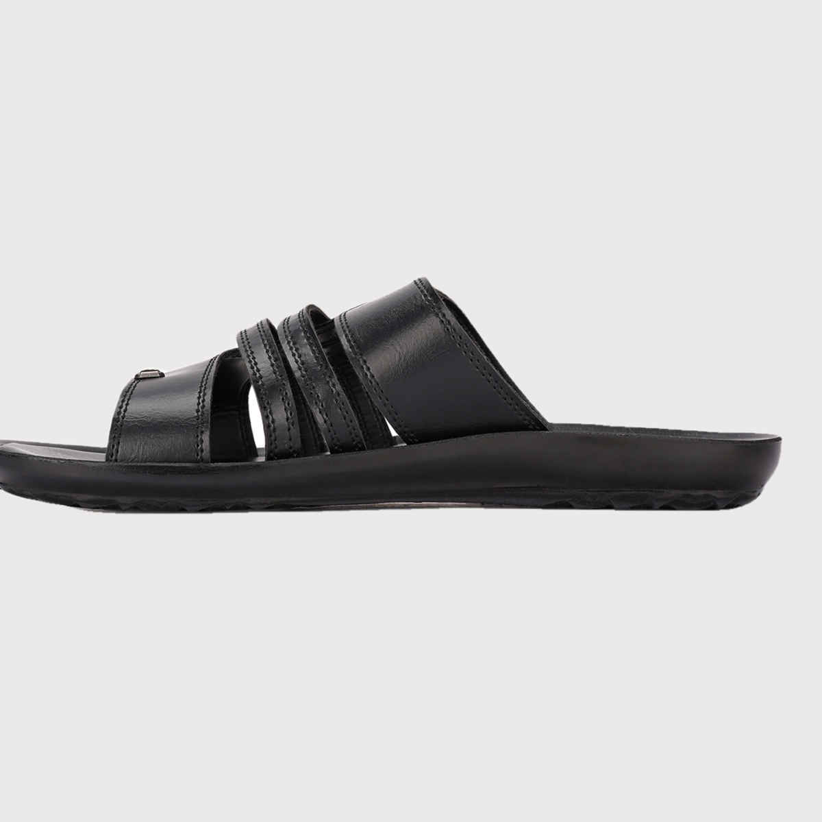 Paragon Men's Black Pu Sandals PUK2228G UK 8