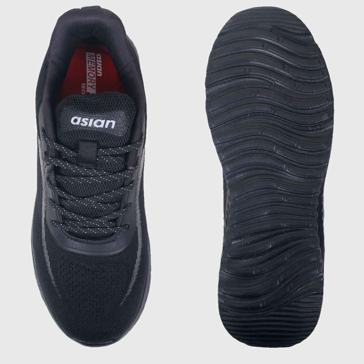 Asian Delta-20 Men Sports Shoes Black (Size-9)