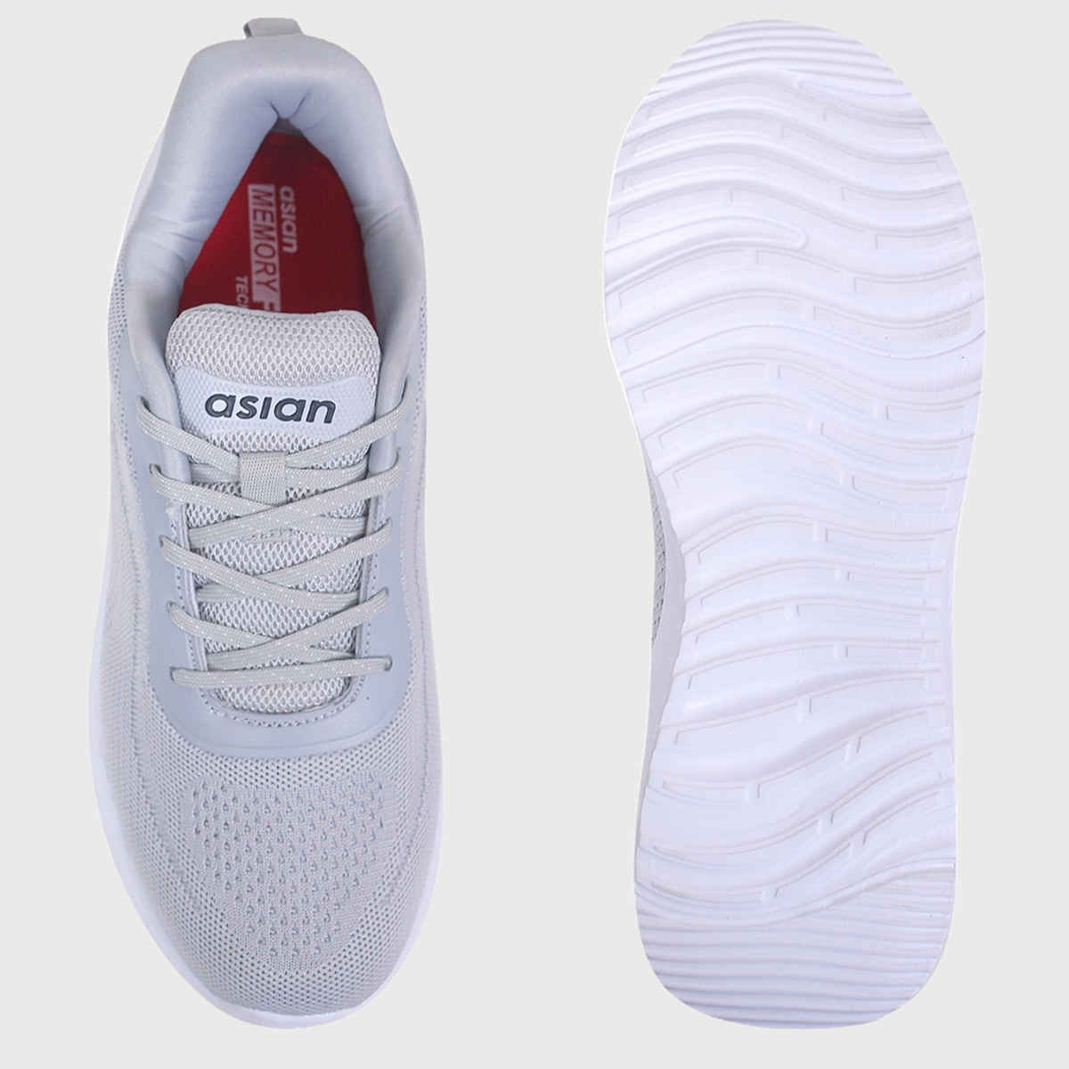 Asian Delta-20 Men Sports Shoes Light Grey (Size-7)