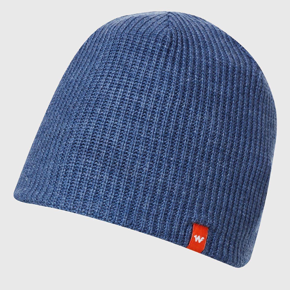 Wildcraft Unisex Solid 100% Acrylic Skull Cap | Teal Blue - Free Size
