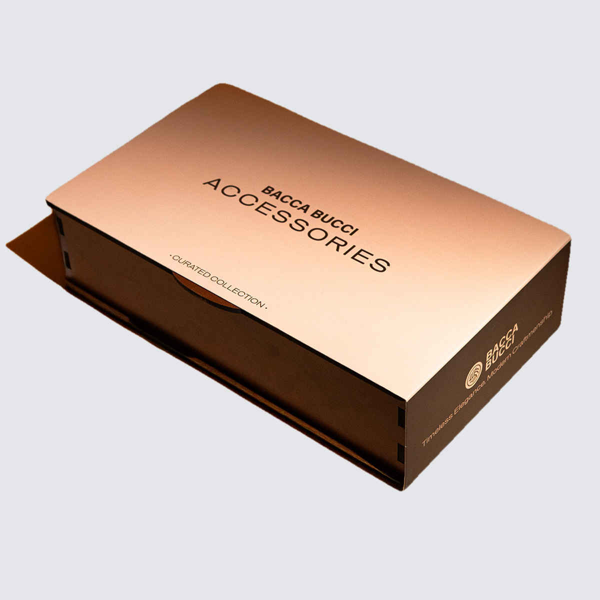 Bacca Bucci Men's Gift Set | Belt & Wallet | Brown - 36 Inches