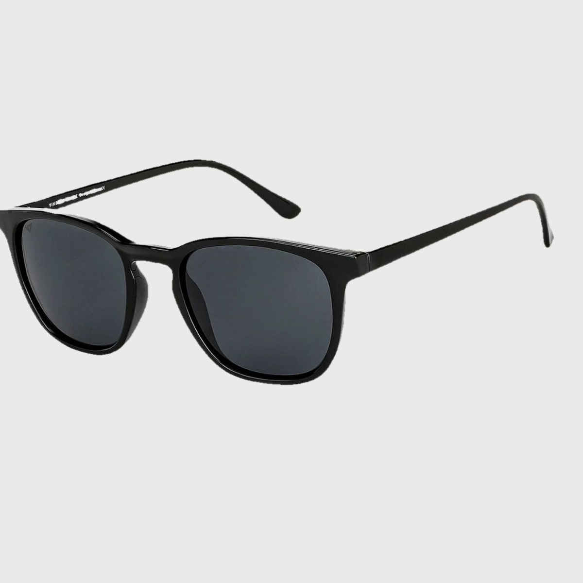 Vincent Chase By Lenskart Unisex Solid Plastic Wayfarer Sunglasses | Black - L