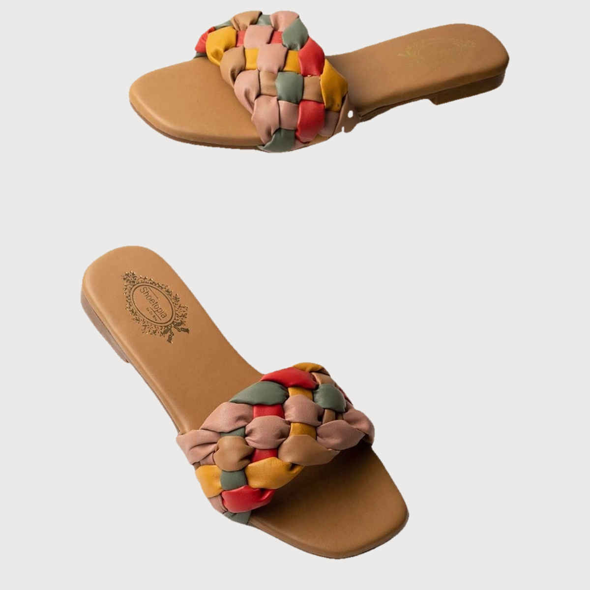 Shoetopia Women Tan Flats | UK 5