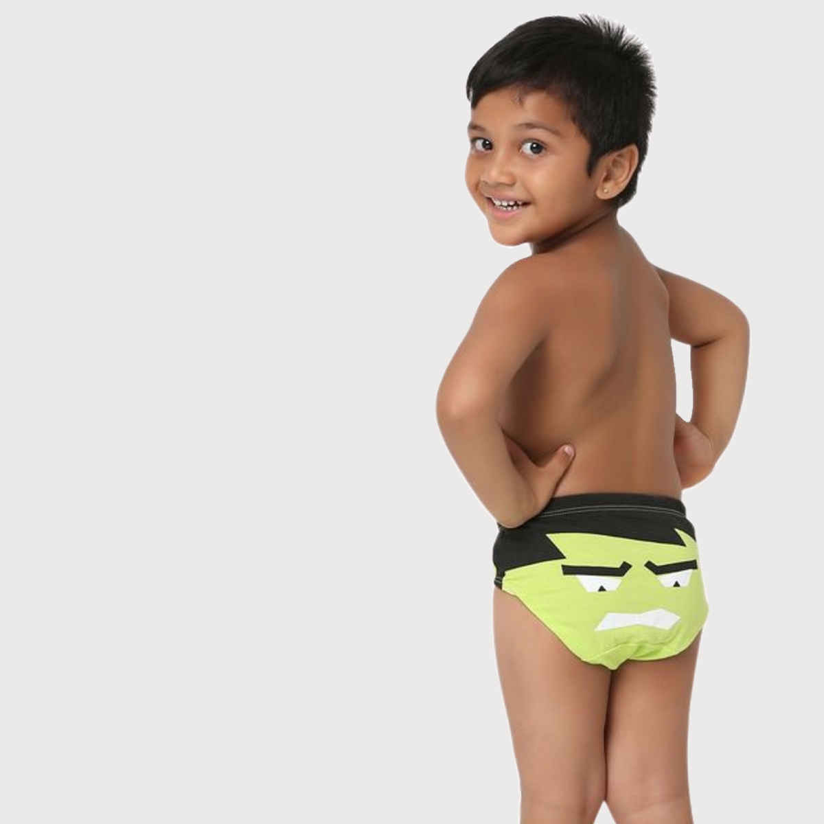 PlanB Marvelous 3 - Pack Boy Underwear Red Lime, White - 8-10 Yrs Briefs