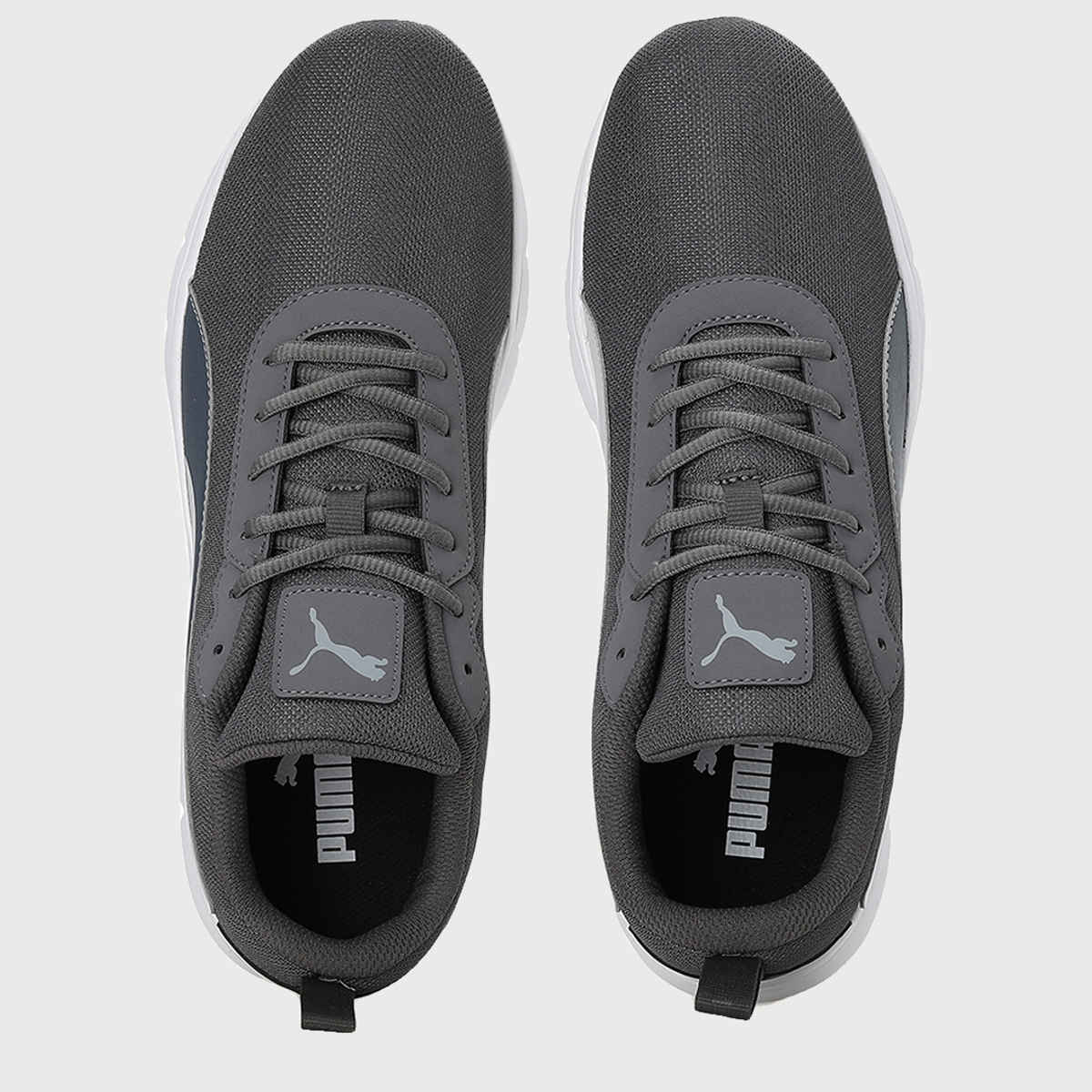 Puma Men's Supreme Comfort Running Shoes | Iron Gate, White and Asphalt - UK 7