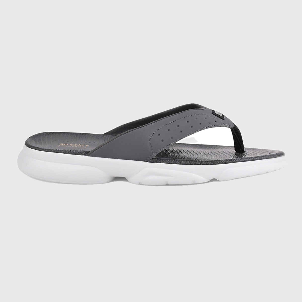 Campus Men's Flip Flops | SL-405A | Grey - UK 8