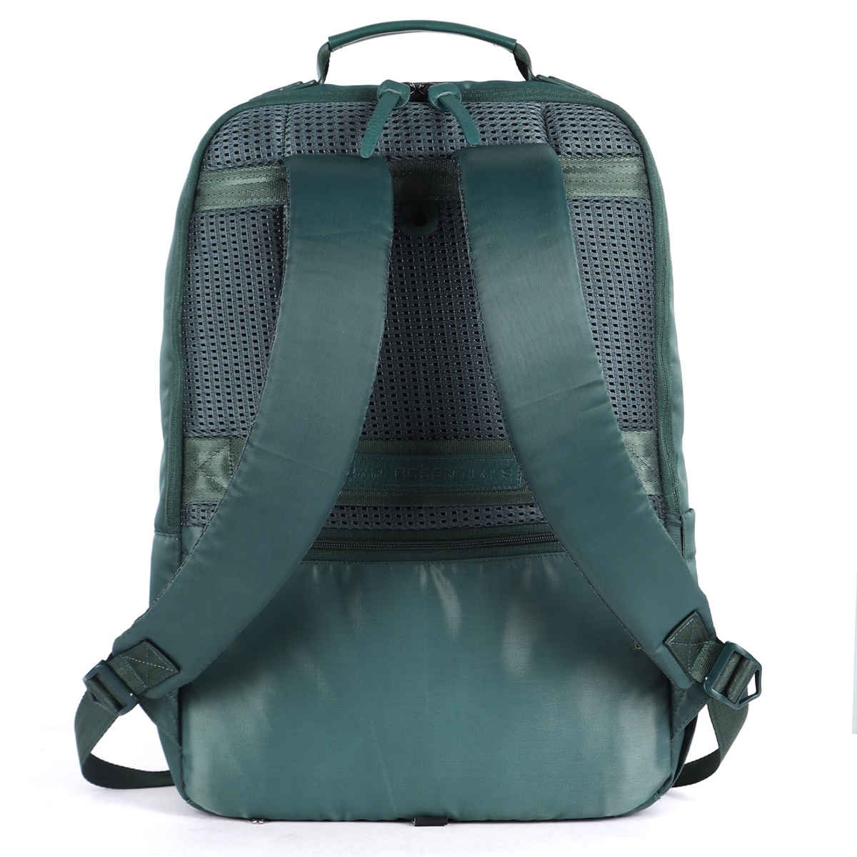 Gear Unisex Solid Artificial Leather 20 L Laptop Backpack | Green and Grey