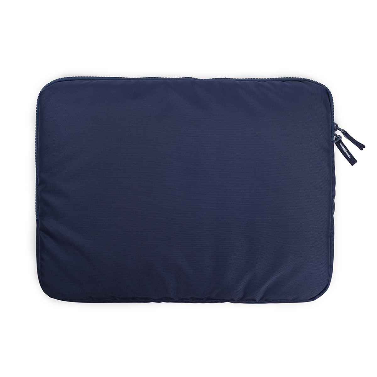 QIPS Unisex Solid PU Coated Polyester 15 L Laptop Sleeve | Navy Blue - 15 Inches