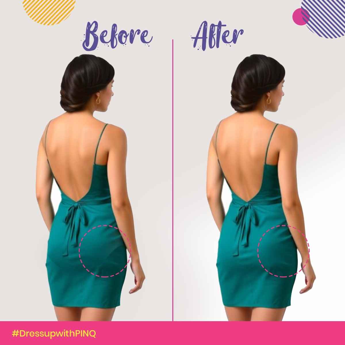 Pinq Polka C String Fashion Panties - 2 Pcs (Nude Lace & Black Nylon ) Large