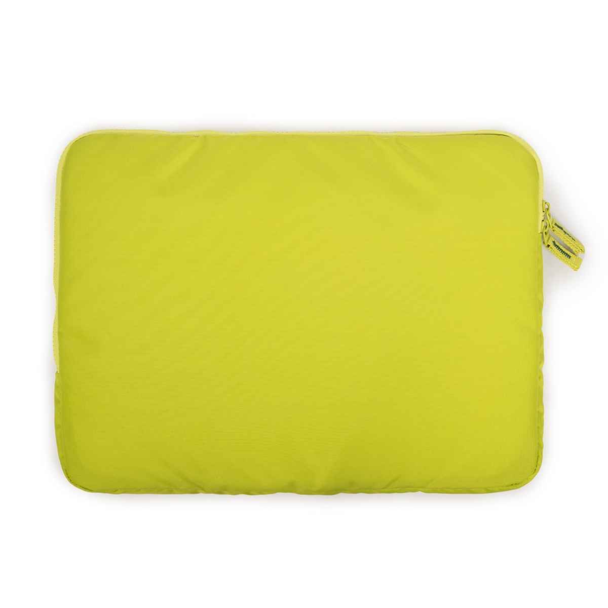 QIPS Unisex Solid PU Coated Polyester 15.6 L Laptop Sleeve | Yellow