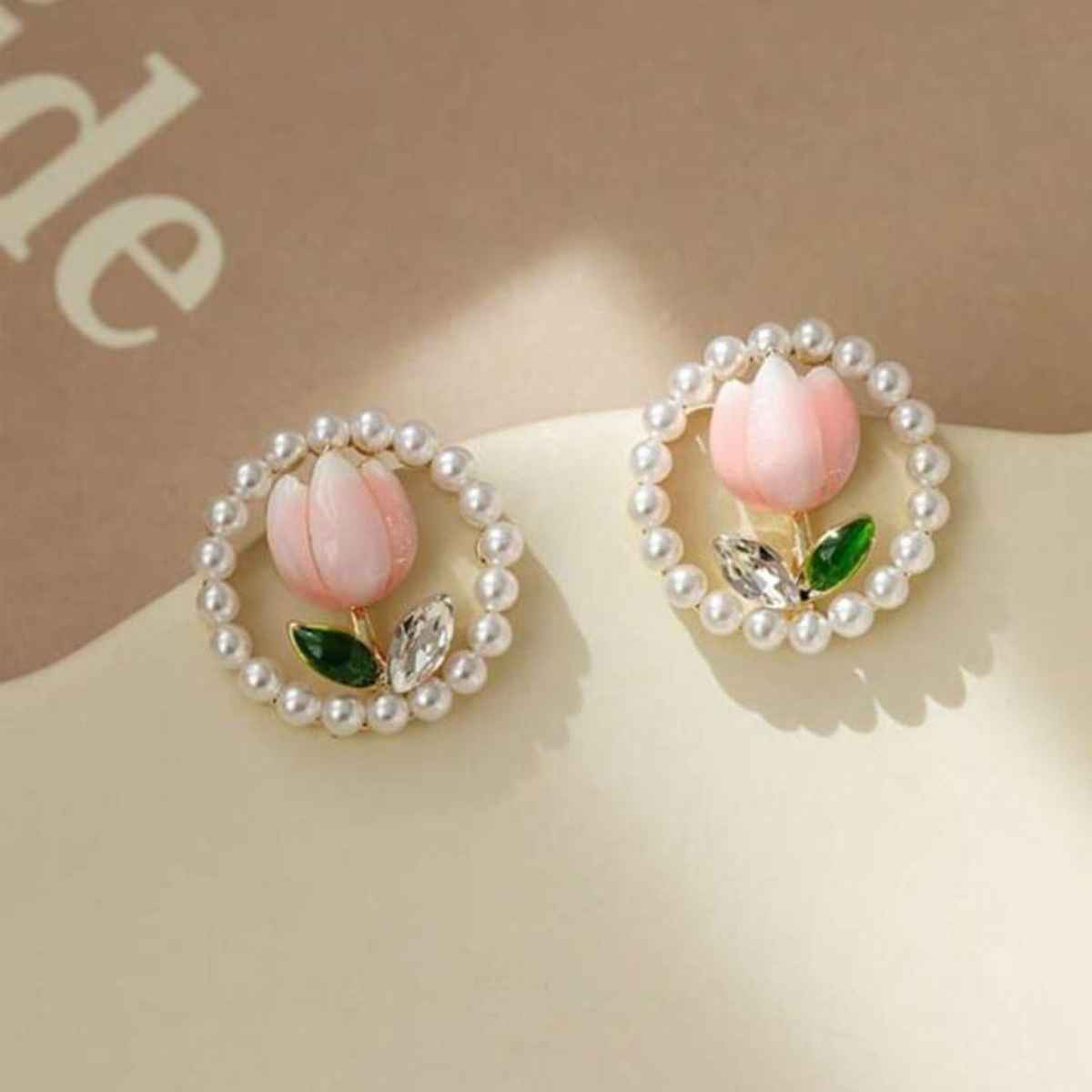 Estailo Fashion As Fresh Daisy Earrings for Women | Stylish Lightweight Statement Jewellery