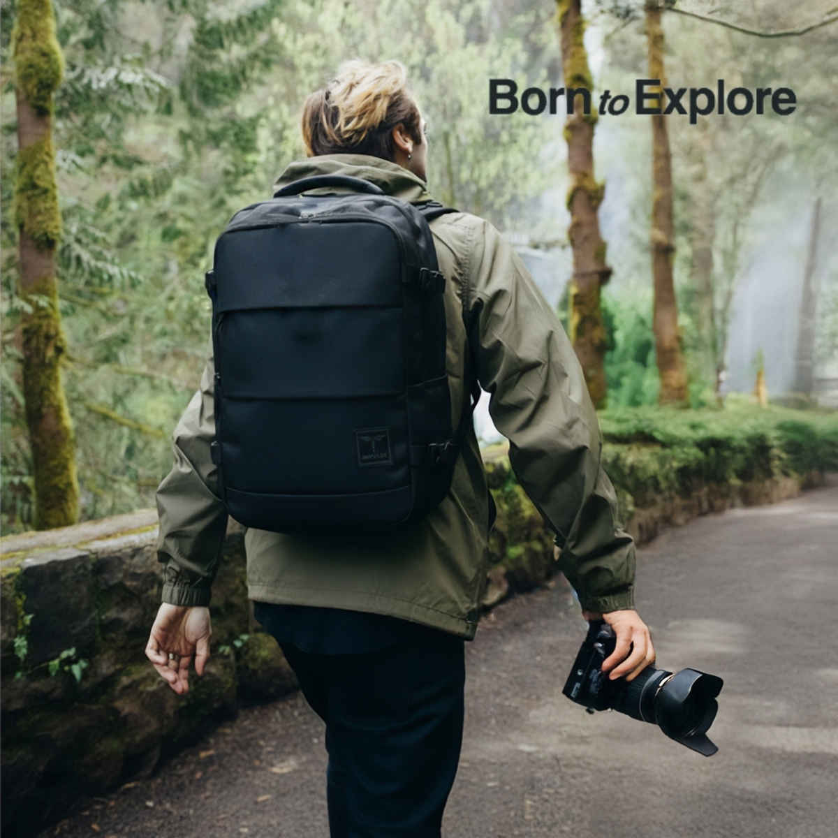 Impulse Commuter Elite Anti-Theft Travel Backpack | Black - 40 L