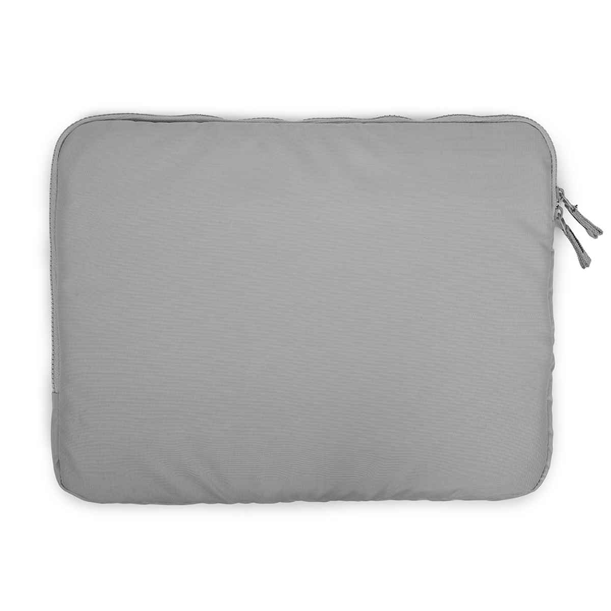 QIPS Unisex Solid Polyester 15.6 L Laptop Sleeve | Grey - 15 Inches
