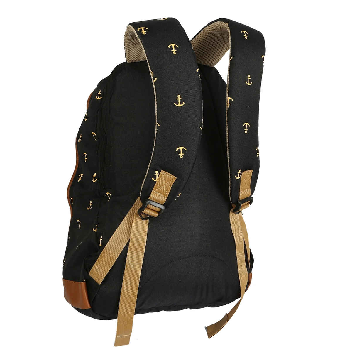 Gear Unisex Polyester 30 L Laptop Backpack | Black and Beige