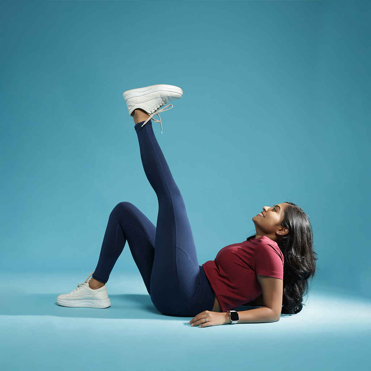 Blissclub Groove-In Cotton Leggings - Navy - L