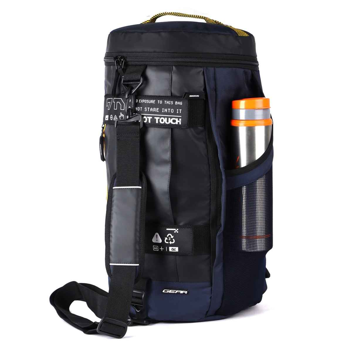 Gear Unisex Polyester 34 L Duffle Bag | Black - One Size