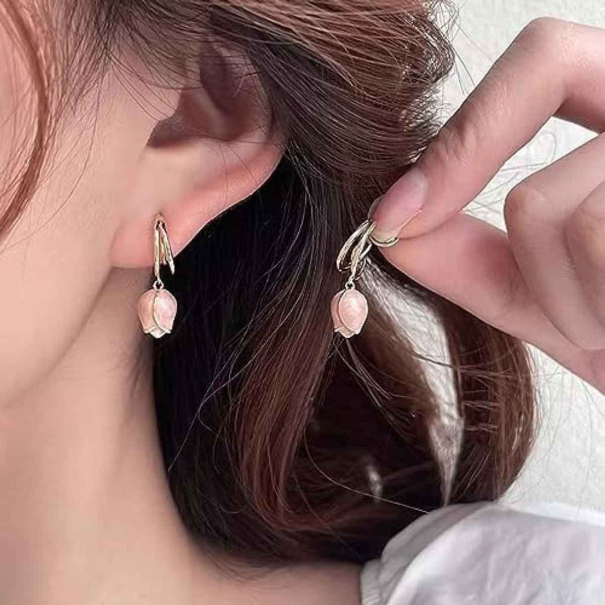 Estailo Fashion As Fresh As Daisy Earrings for Women | Stylish Lightweight Statement Jewellery | E0001001