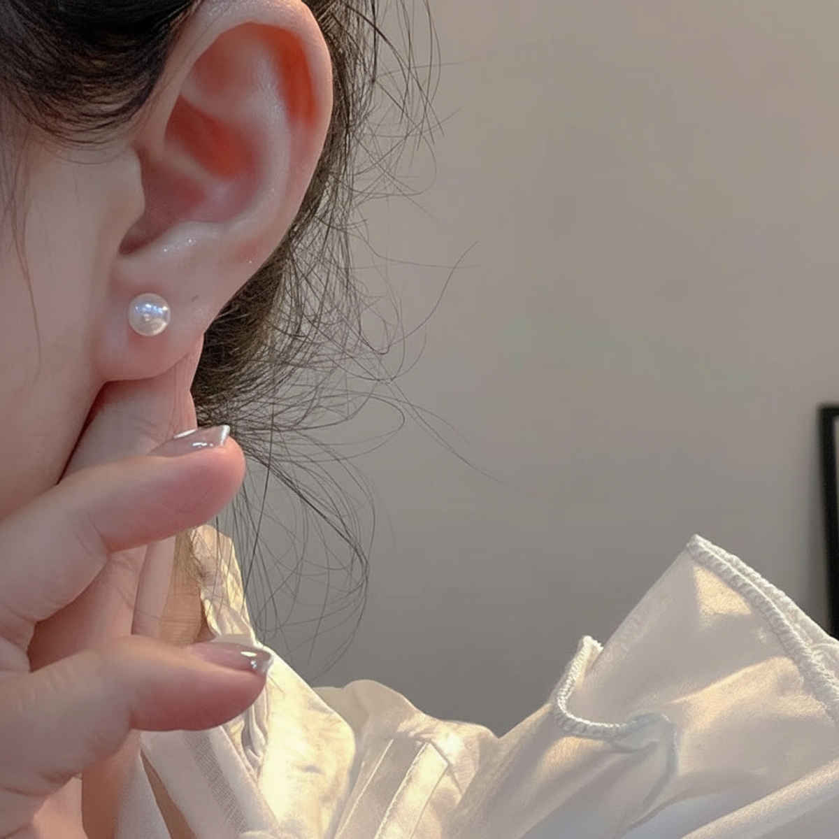 Estailo Fashion Perky Pearl Drop Earrings for Women | Stylish Lightweight Statement Jewellery | E0001436