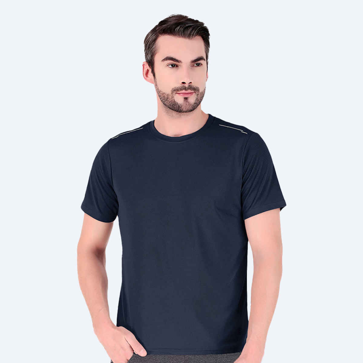 Freecultr Men's Activewear Sports T-shirt | Navy | Size XXL