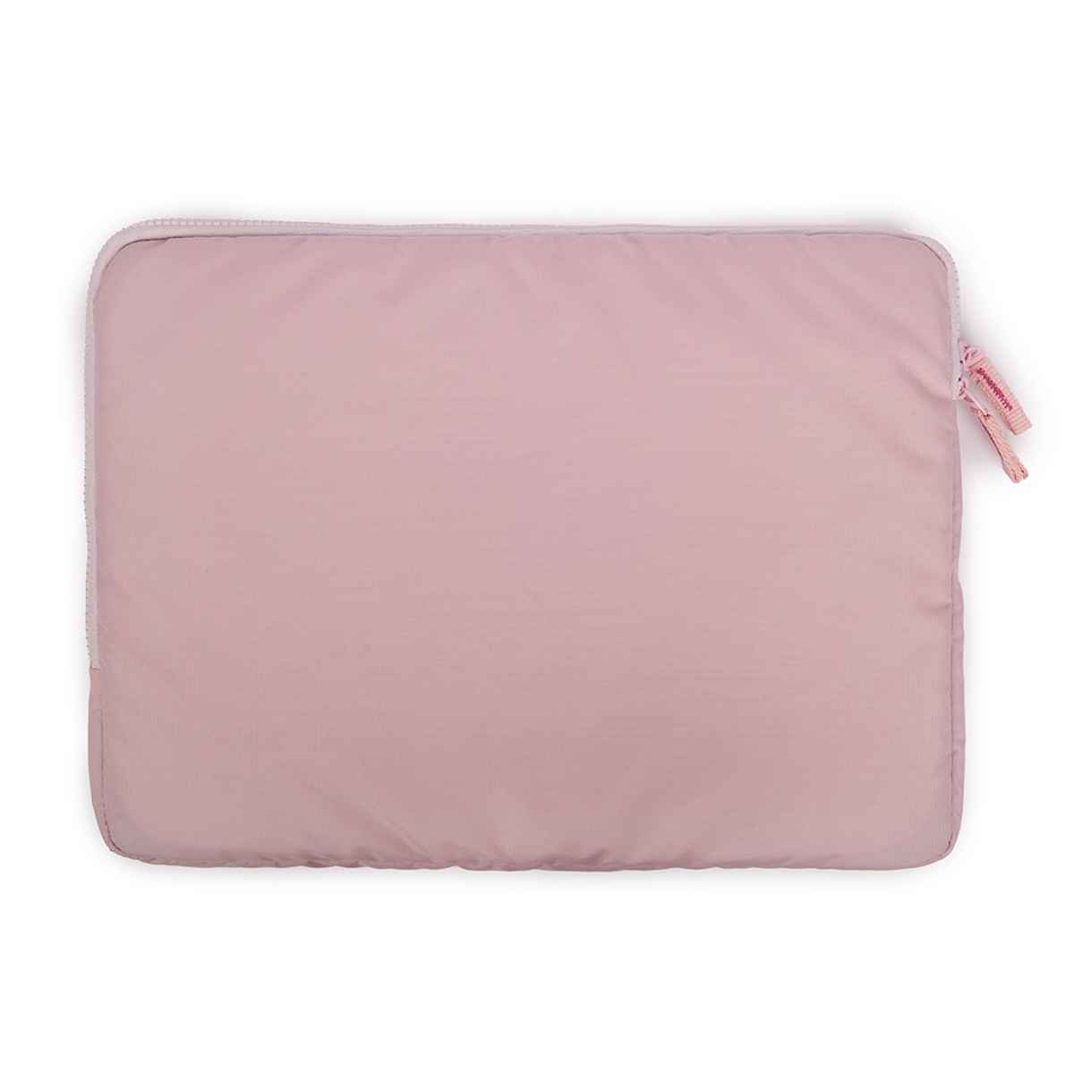 QIPS Unisex Solid PU Coated Polyester 15 L Laptop Sleeve | Pink