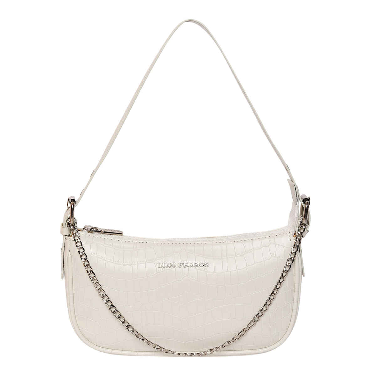 Lino Perros Women's Solid Hand Bag | White