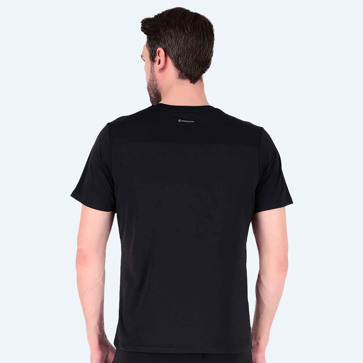 Freecultr Men's Activewear Sports T-shirt | Black | Size S