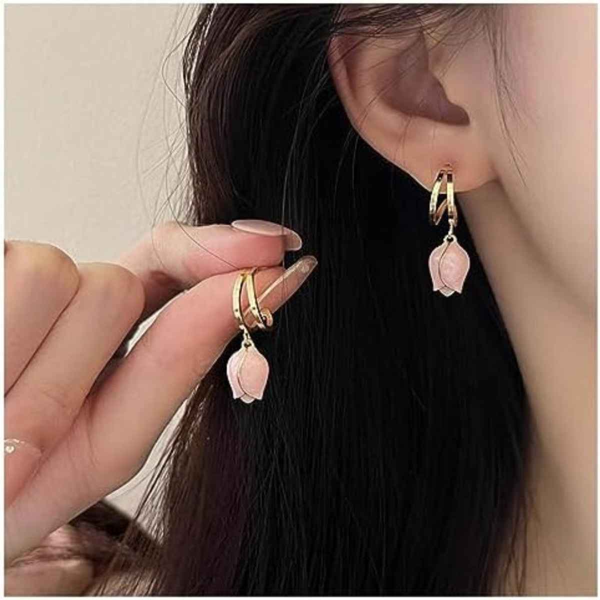 Estailo Fashion As Fresh As Daisy Earrings for Women | Stylish Lightweight Statement Jewellery | E0001001
