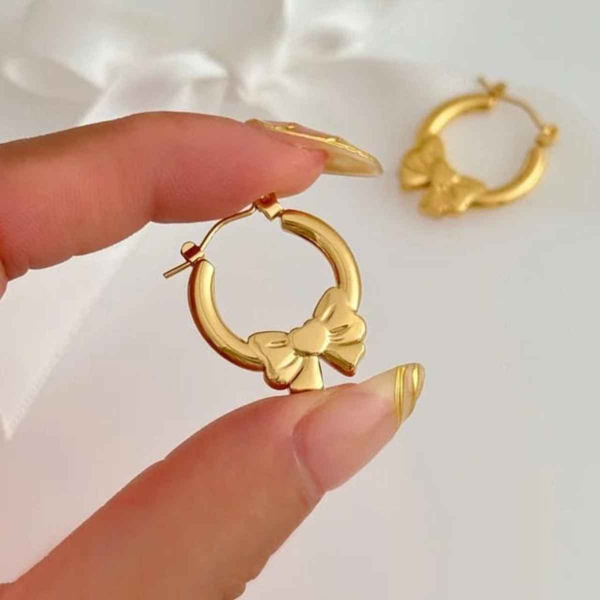 Estailo Fashion As Pretty As Gold Earrings for Women | Stylish Lightweight Statement Jewellery