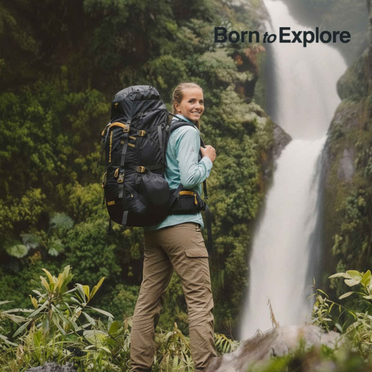 Impulse Cedar 60 Trekking Rucksack with Rain Cover | Black - 60 L
