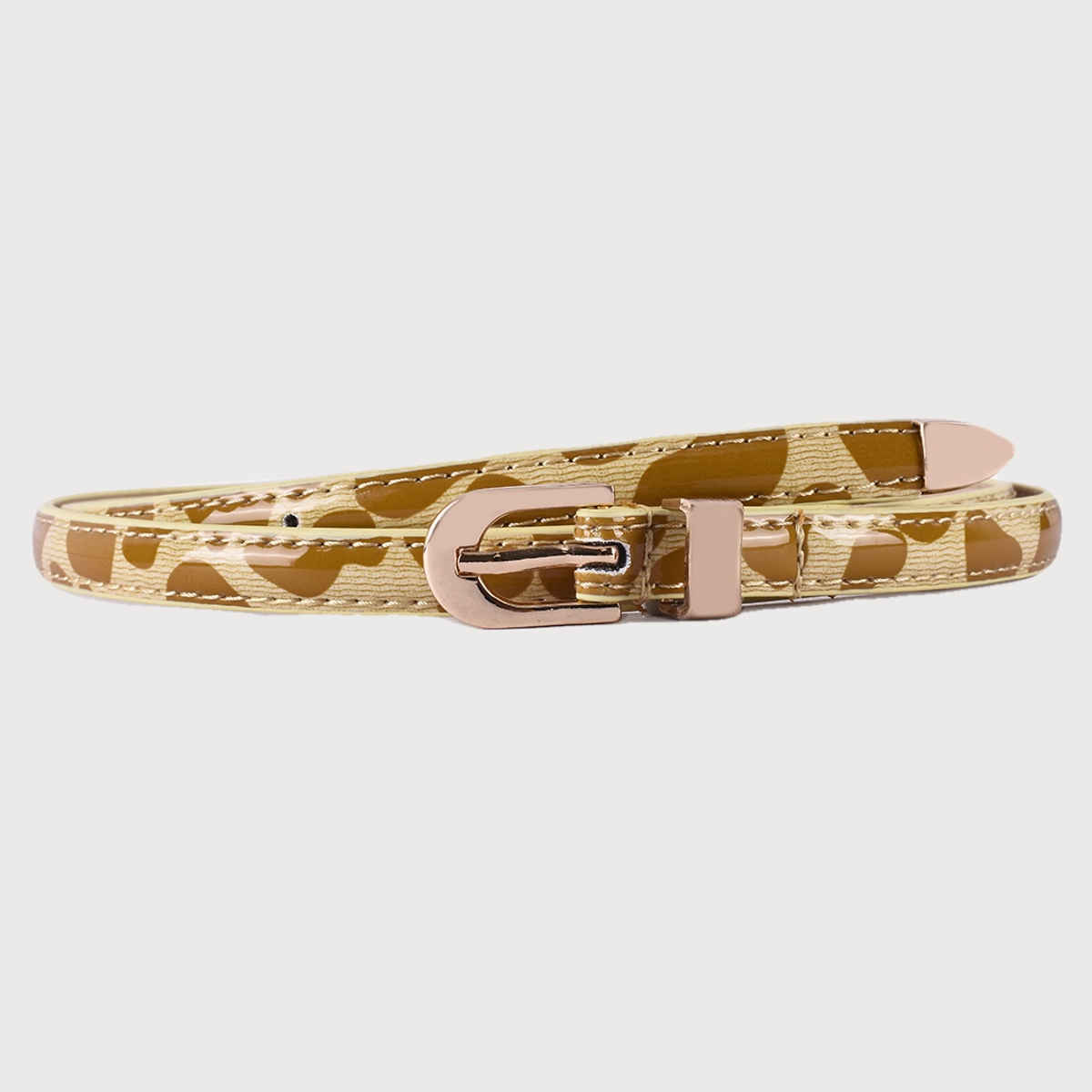 Buckleup Women's Belt | Model-Bublt2196 | Yellow