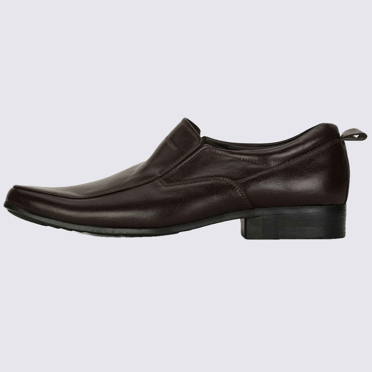 Bata Men's Slip-On Formal Shoes | Brown - UK 7