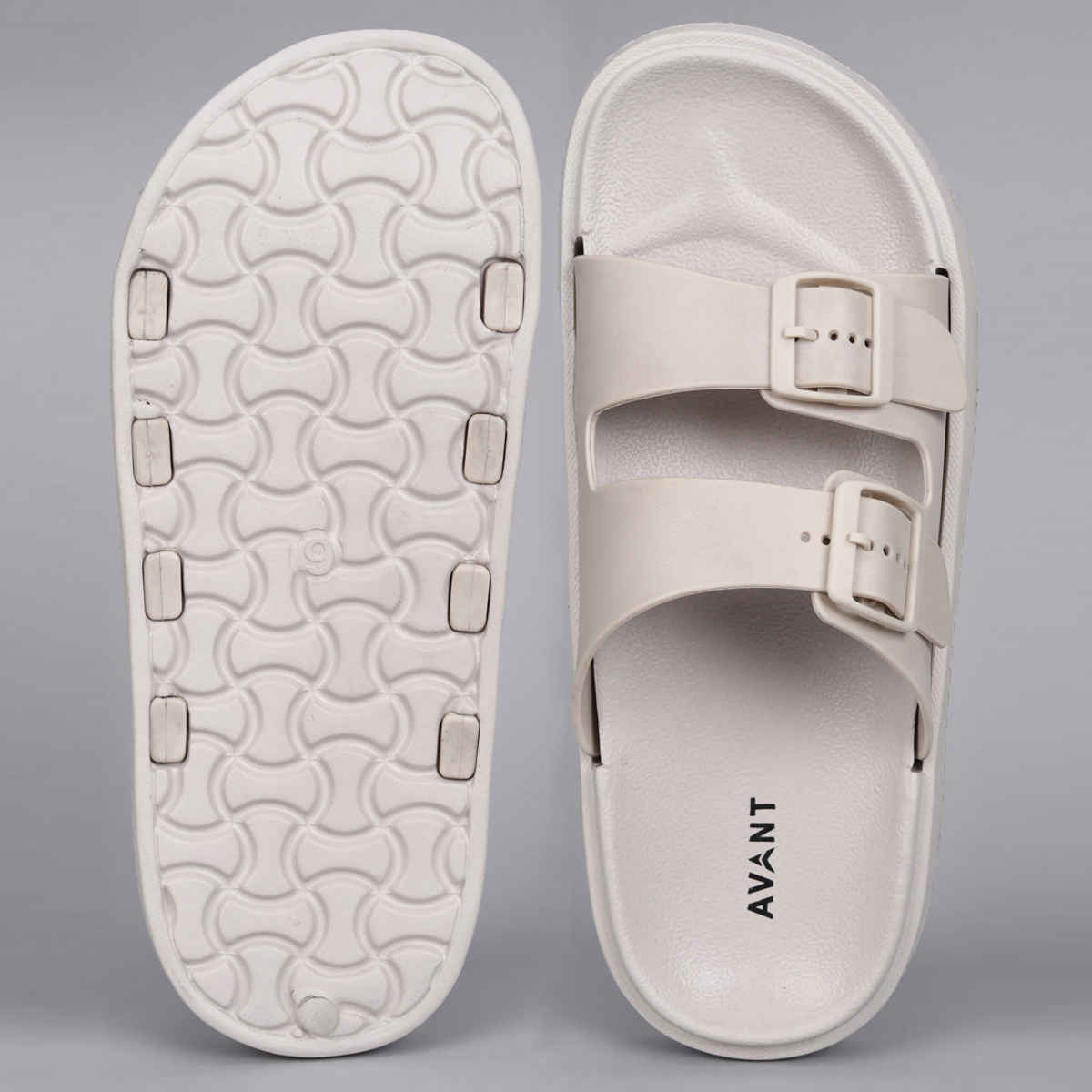 Avant Men's Brisk Sliders | Cream - UK 6