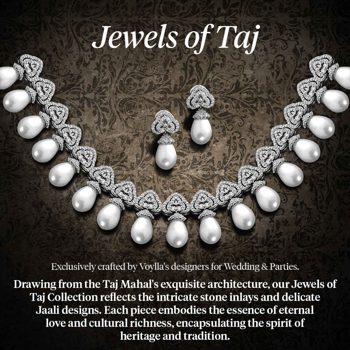 Voylla Taj Falak Earrings