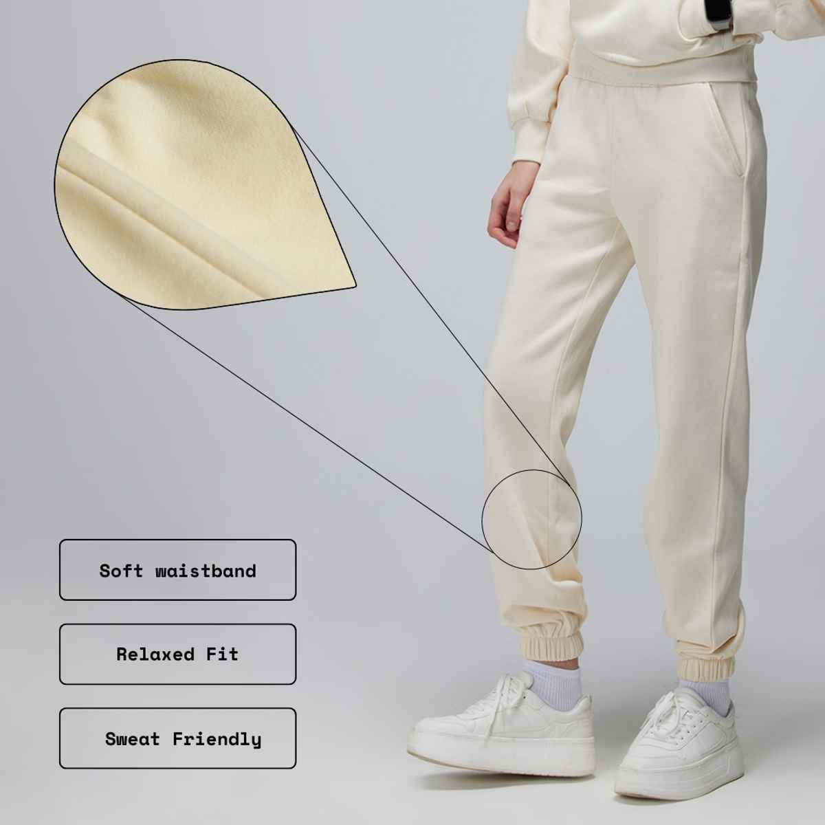 Cava Women's Joggers Go-Anywhere | Ivory - L