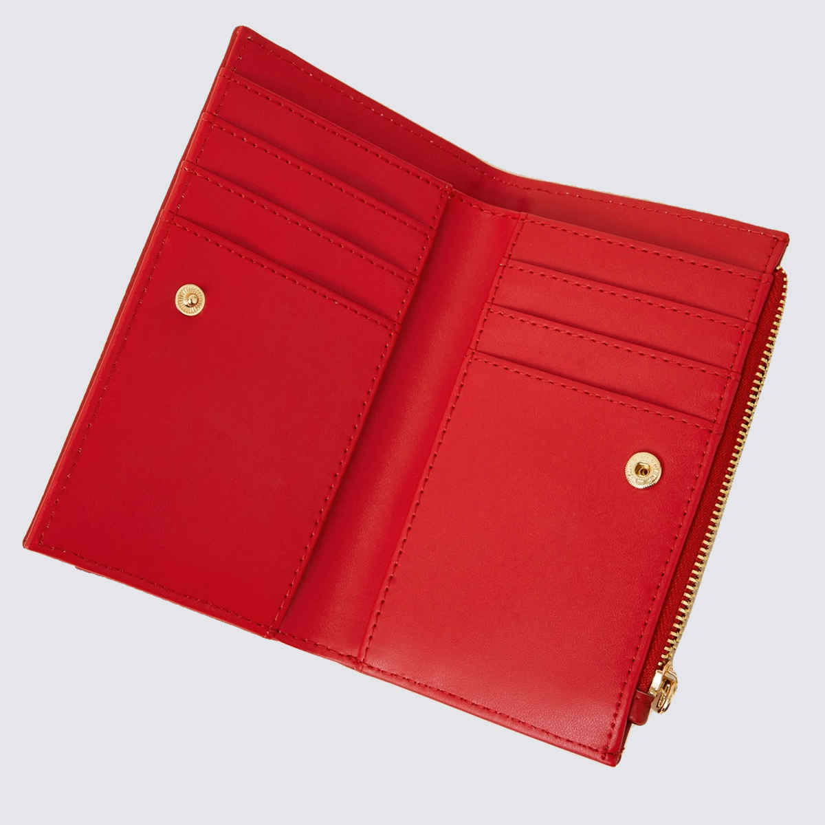 Accessorize London Women's Faux Leather Red Medium Slimline Wallet