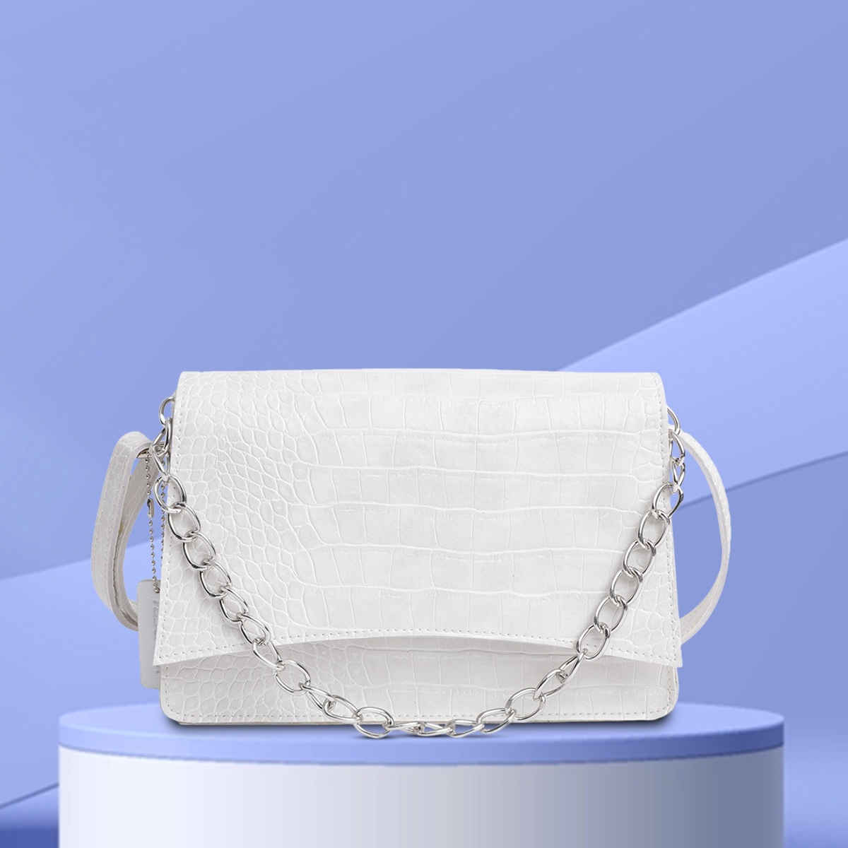 Fastrack Women's Party Sling Bag | White