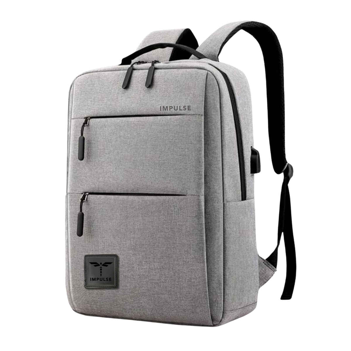 Impulse EmpowerElite II Slim Laptop Backpack with USB Charging | Grey - 25 L