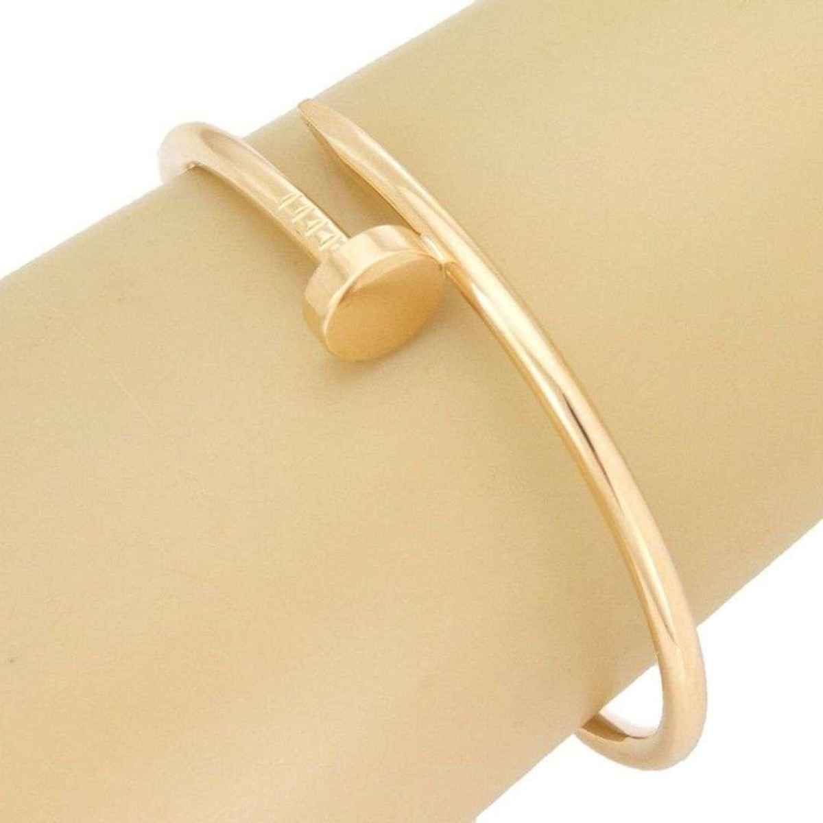 Estailo Fashion Dazzling Dainty Statement Bracelet | B0000413 |Gold