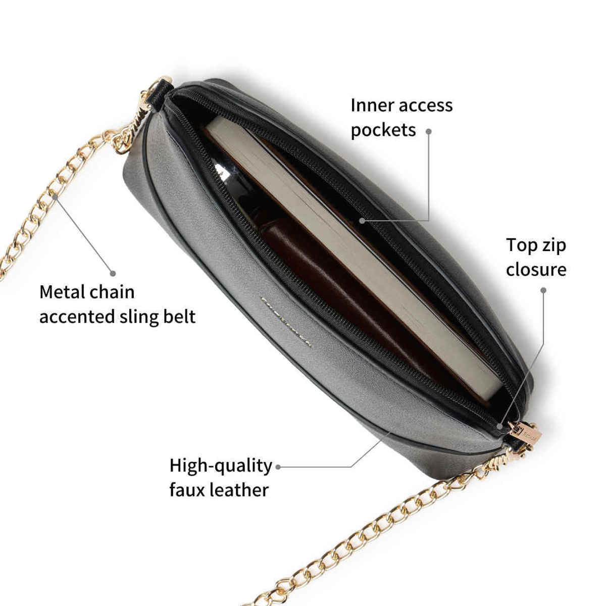 Fastrack Bags Velvet Touch Sling