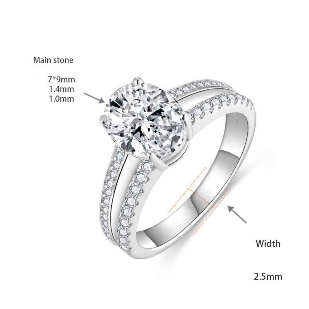 Beautynx Infinite Shine Solitaire | Silver | BNX-RNG-0540