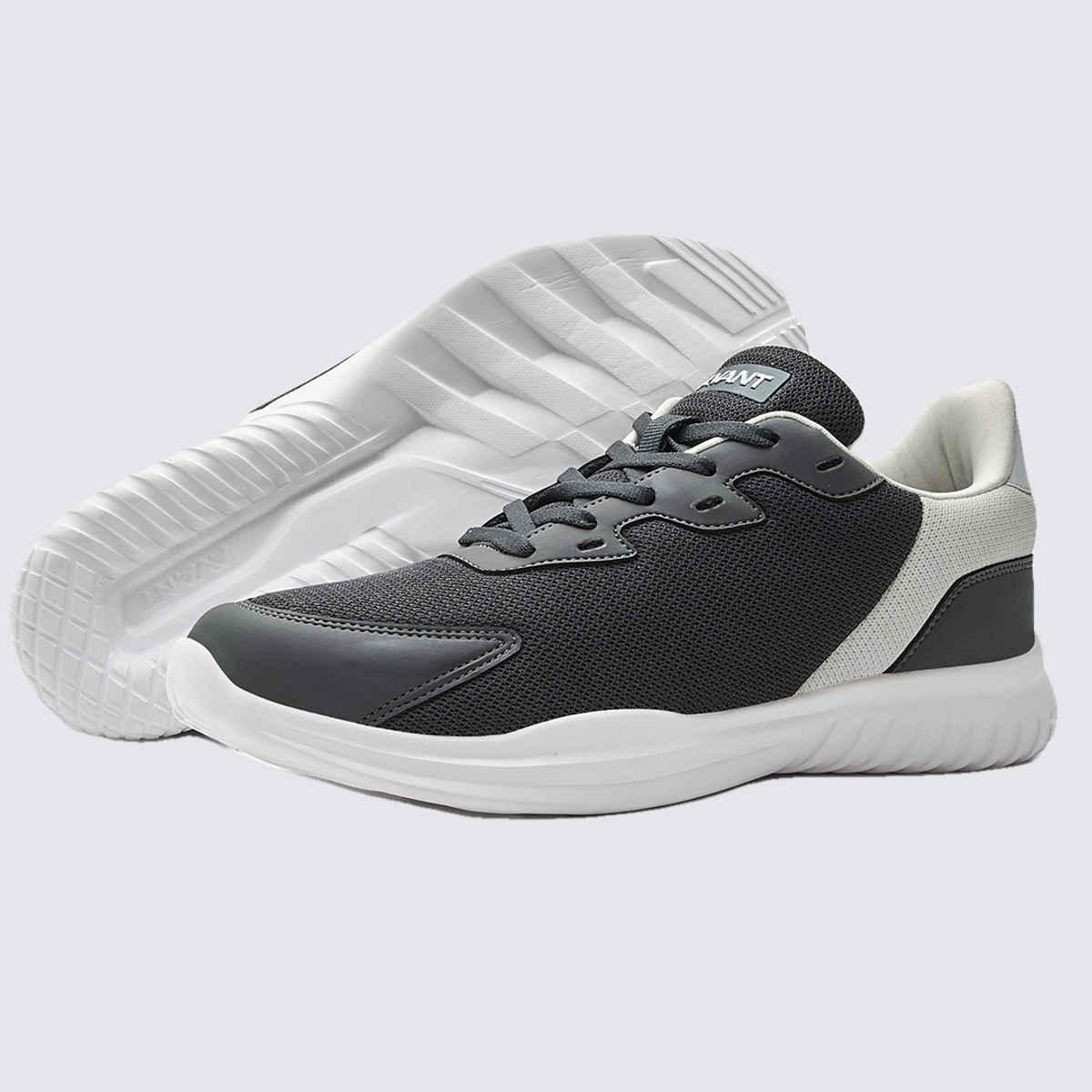 AVANT Men's Luxe Walking Shoes-D.Grey/White UK11