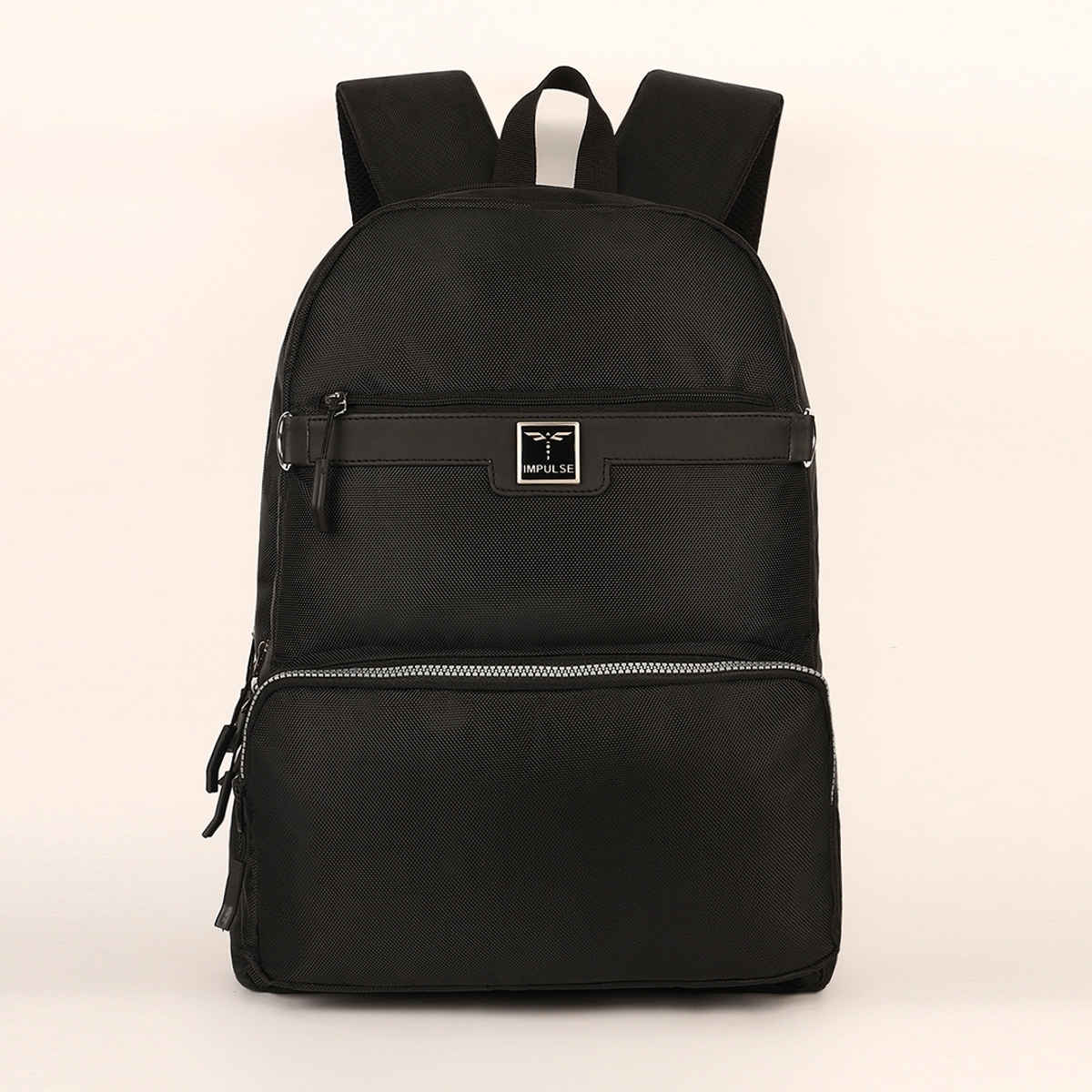 Impulse HB Nova Premium Vegan Leather Laptop Backpack | Black - 30 L