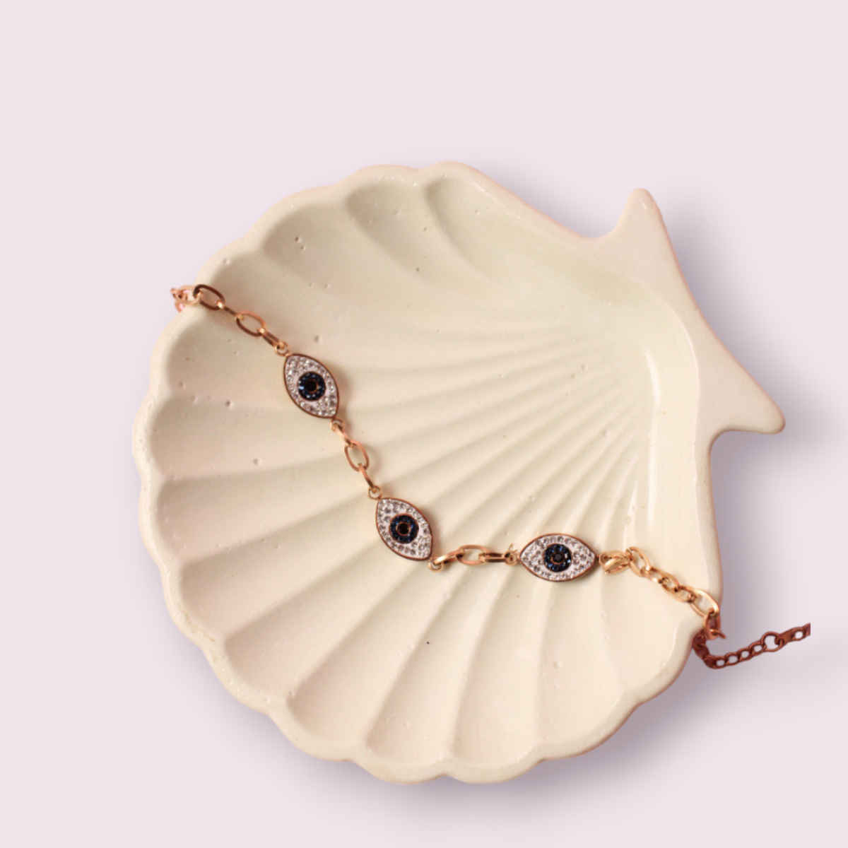 SALTY Evil Eye Bracelet for Women and Girls| Anti-Tarnish | Gold