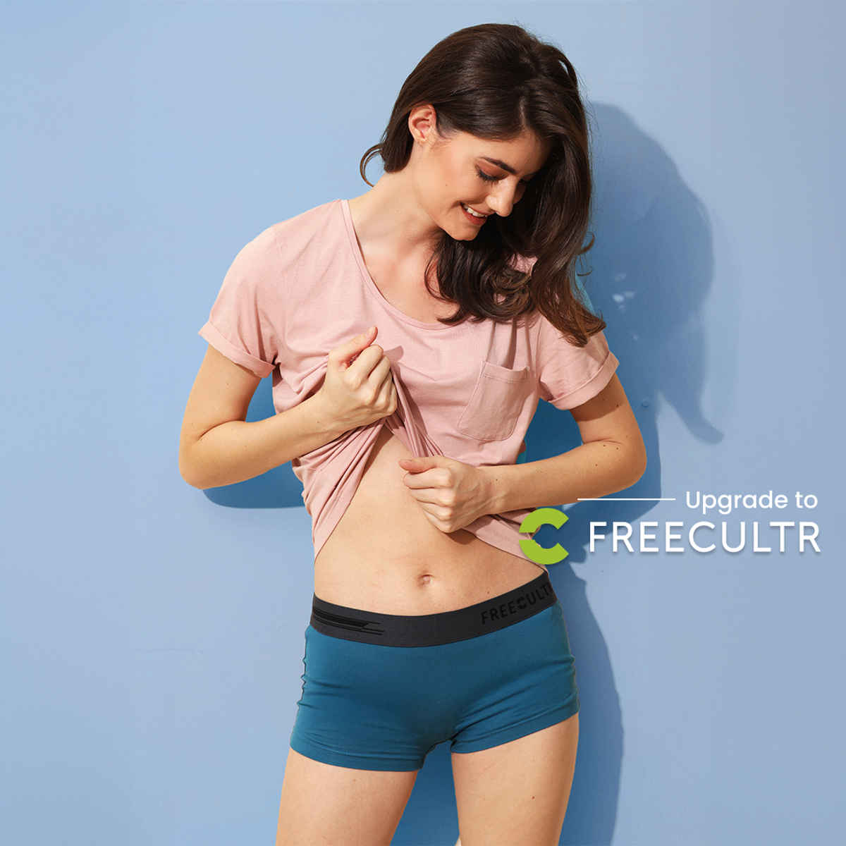 Freecultr Women's Micromodal Airsoft Boy Short - Pack of 1 Midnight Blue - L