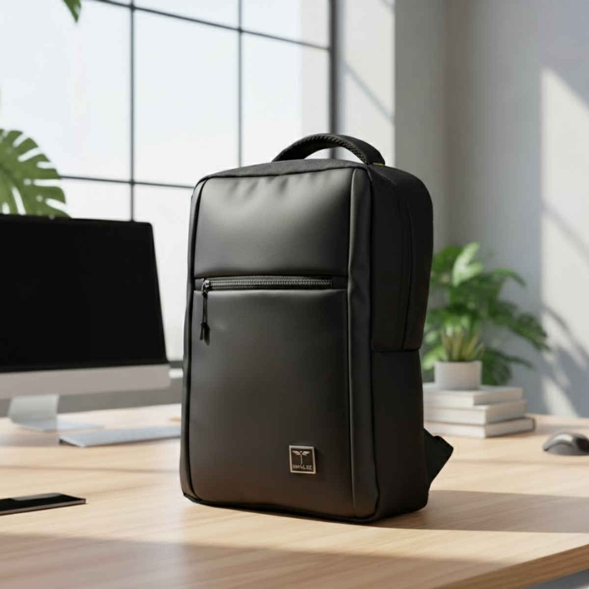 Impulse Empower Premium Black Slim Laptop Backpack 16 Inch with USB Charging Bag Unisex ( 25 Ltrs)