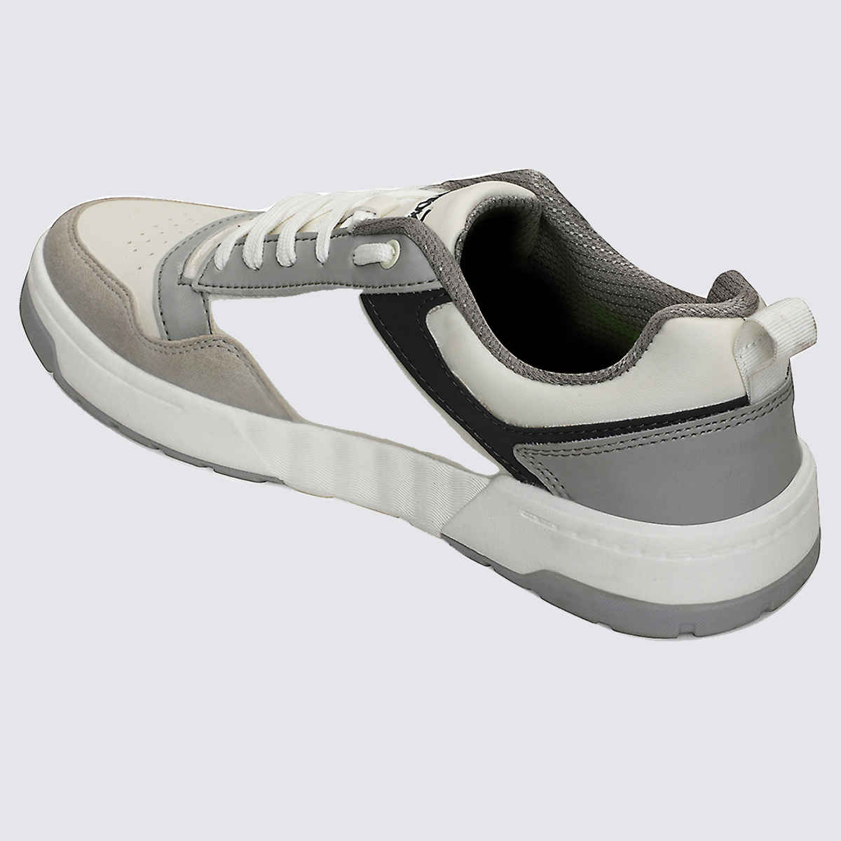 Liberty Apparel Men's Leap7X Amazer-10E Sporty Casual Sneaker | White - UK 9