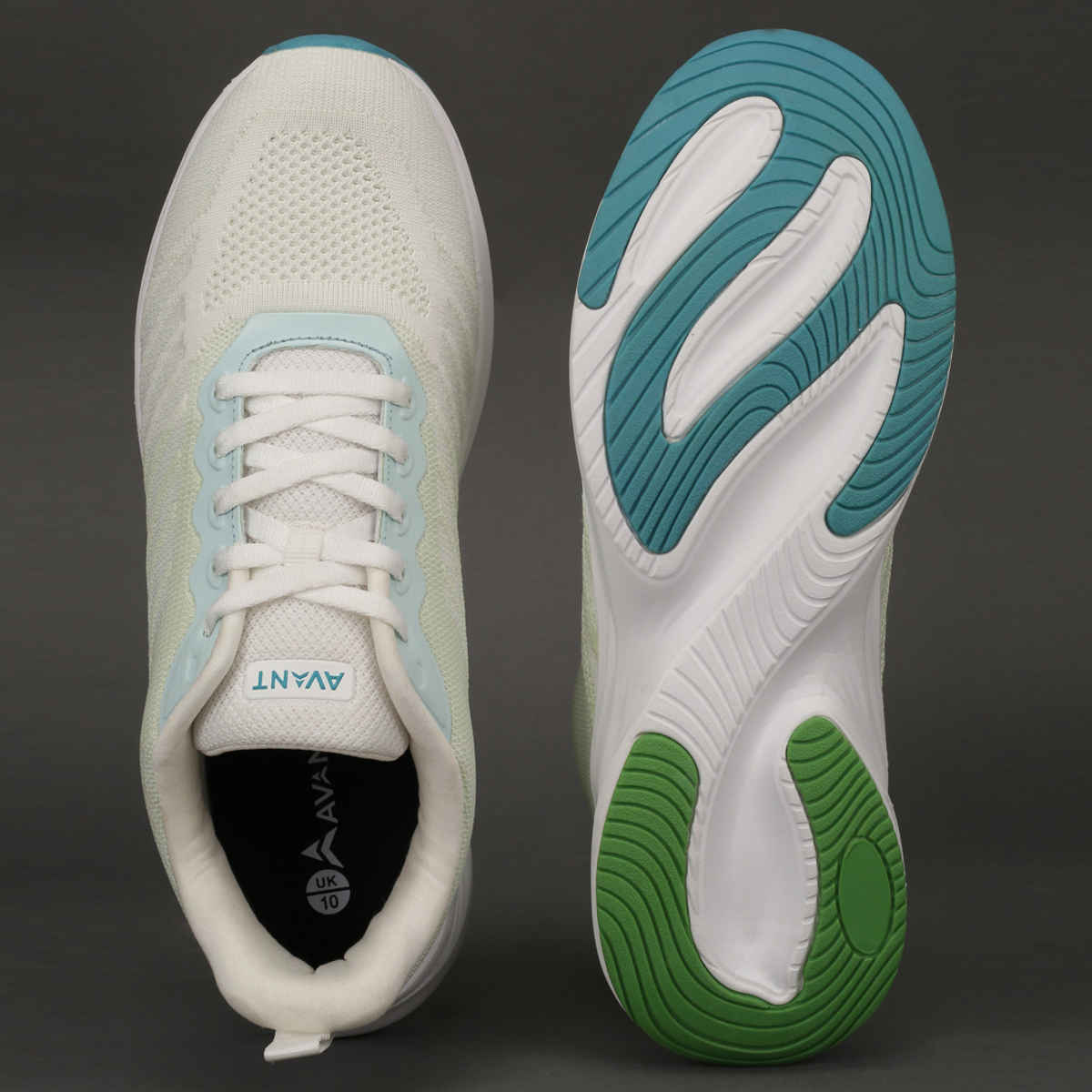 Avant Men's SpartanX Running Shoes | Light Grey-Green | UK 8