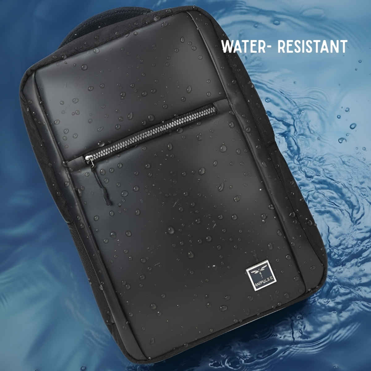 Impulse Empower Premium Black Slim Laptop Backpack 16 Inch with USB Charging Bag Unisex ( 25 Ltrs)